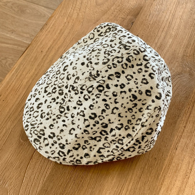 블루씨티 블랑드 레오파드 큐빅 헌팅캡 모자