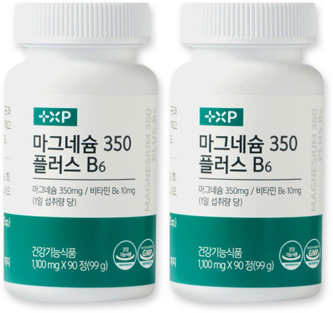 플러스엑스팜 마그네슘 350 플러스 B6 고함량, 180회분, 1세트
