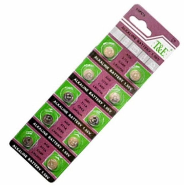 문구용 5알 AG6 건전지 배터리 LR920 시계 호환 충전 기본 연장 전지 예쁜 손목 기념일 시계공용, 1개, 5개입