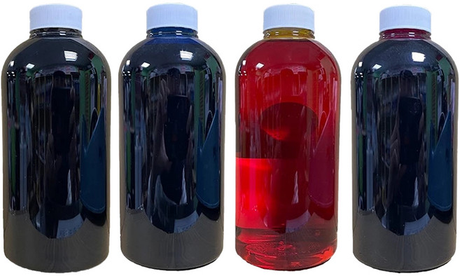 HP 寫真墨水 四色 五色一組 連續供墨 填充墨水, 1個, 四色一組,一組各550g, 四色一組,一組各550g