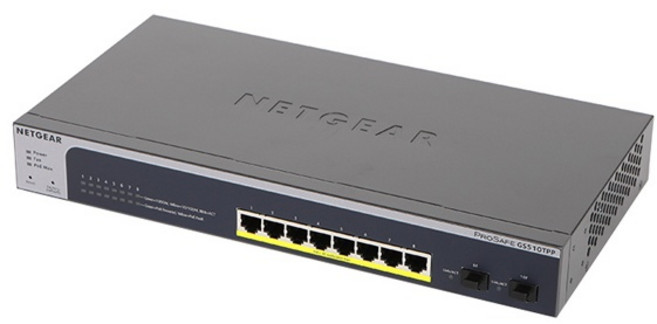 넷기어 GS510TPP 8포트 POE+2SFP 스위칭허브, 상세페이지 참조, 1개