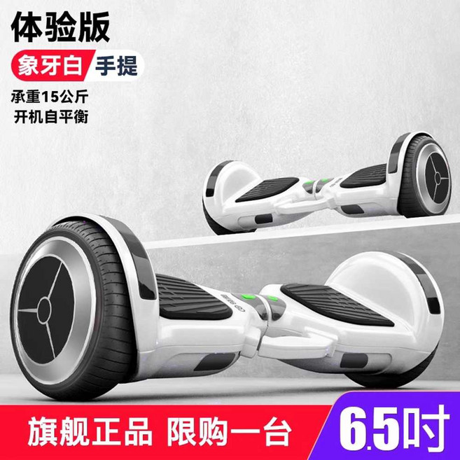 자이로콥 투휠 전동킥보드 두발 전동휠 보드, 1개, 상세페이지 참고, 36V 6.5인치 흰색