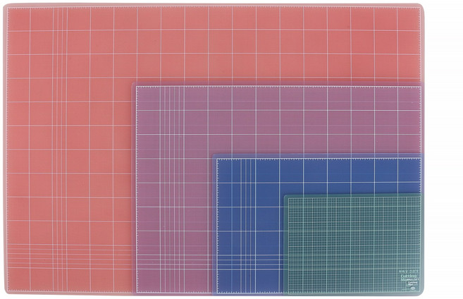 아톰 컬러투명 커팅매트A2 재단매트 칼판 커팅판 칼질판 2.5T, 보라색