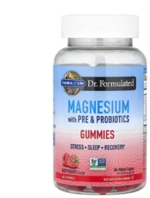 가든오브라이프 마그네슘 프리 프로 바이오틱 스 2.5억 어린이 구미젤리 라즈베리맛 60개, 1개 - 쿠팡