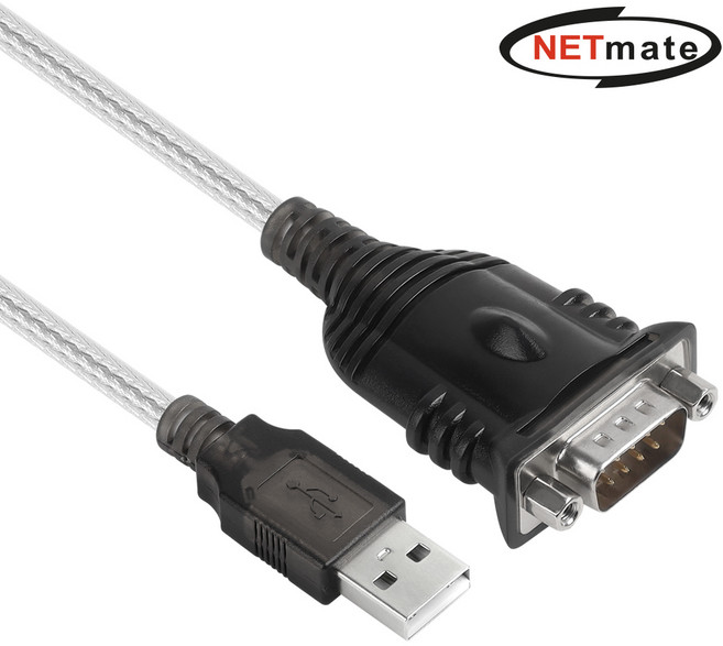 강원전자 Netmate USB2.0 TO 시리얼(RS232) 변환기(FTDI)(0.45m) KW-725, 1개