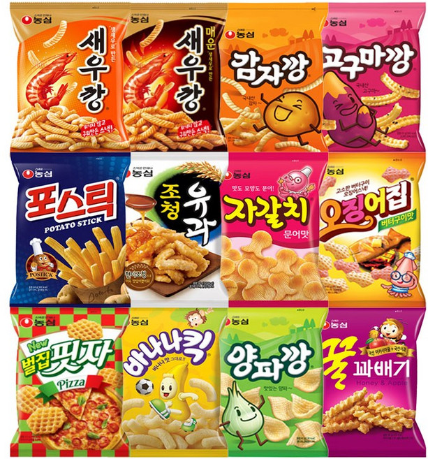 농심스낵세트 12종, 1세트