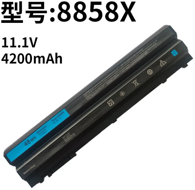 델래티튜드 노트북 배터리 11.1V M5Y0X T54FJ E6430 04NW9 2P2MJ 7FJ92, 01 8858X 11.1V 48WH