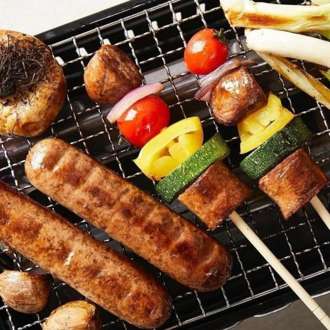 서울비건 소세지니 오리지널 스파이시/ 비건 수제 소세지 비건 소세지 비건 소시지 채식 소세지 비건 샤퀴테리 식물성 소시지니 vegan sausage sausagenie 240g, 1개