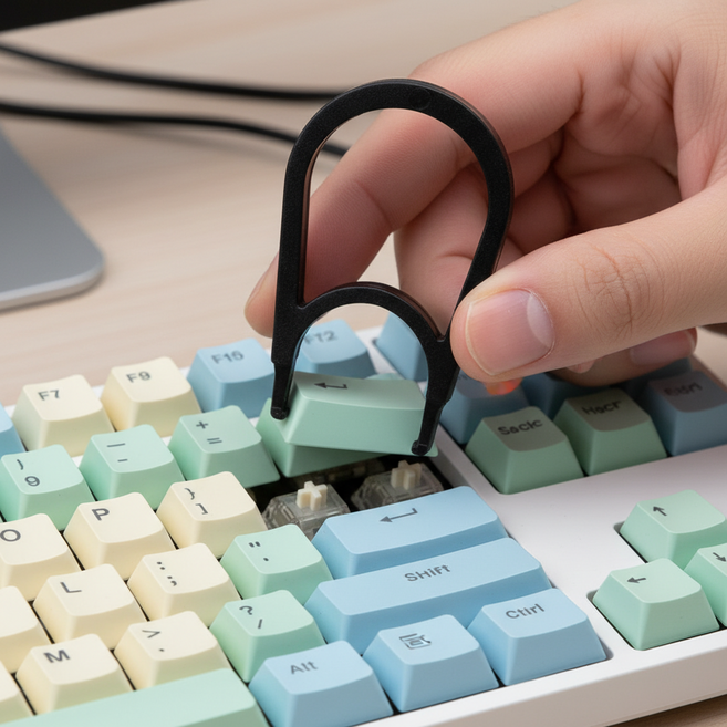 앤룸 기계식 키보드 키캡 리무버 키무브, 1개, 블랙