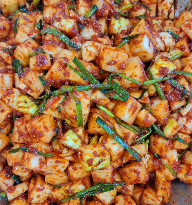 고향의맛! (시골엄니손맛) 전라도 수제 깍두기김치, 1개, 3kg