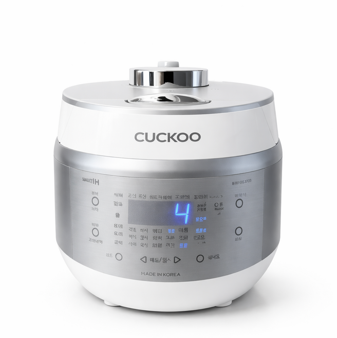 쿠쿠 미니 IH 전기압력밥솥 3인용, CRP-EHB0310FW, 화이트+실버