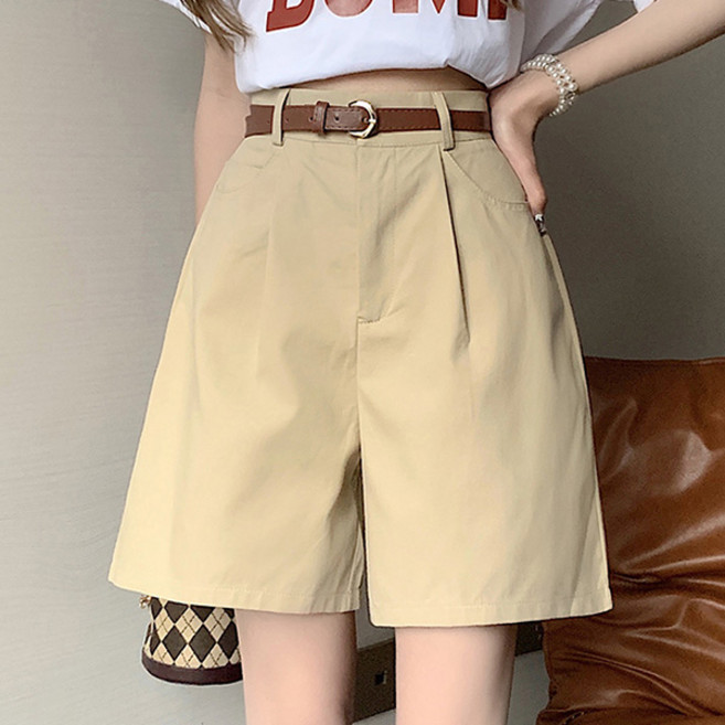 포플러앤씨 에안네 5부팬츠(벨트포함)