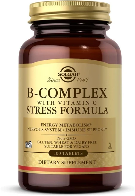 솔가 B-컴플렉스 비타민 C 포함 포뮬러 타블렛 비건, 100정, 2개 - 쿠팡