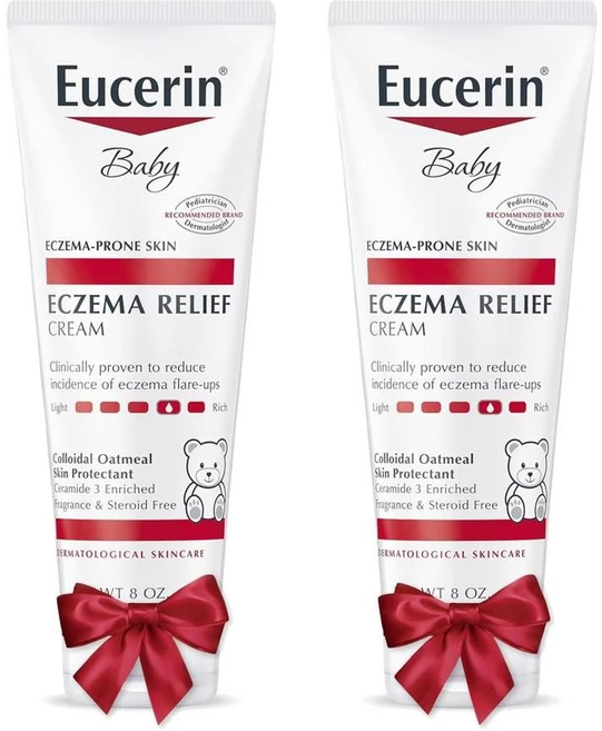 Eucerin 유세린 베이비 에크즈마 릴리프 보습 크림 226g x2팩, 2개 - 쿠팡