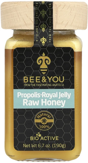 건강챙기세요 Bee & You 생꿀 프로폴리스 로열 젤리 190g(6.7oz) 백살까지오래오래, BeeYou생꿀프로폴리스로열젤리190g67oz, 1개 - 쿠팡