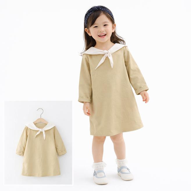 여아 원피스 공주 봄 가을 유아 드레스 생일 선물 화이트