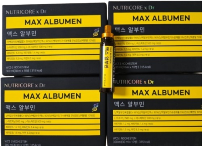 뉴트리코어 x Dr 맥스 알부민 99% 난백 실크 알부민 30ml 80병, 뉴트리코어 x Dr 맥스 알부민 99% 난백 실크 알부