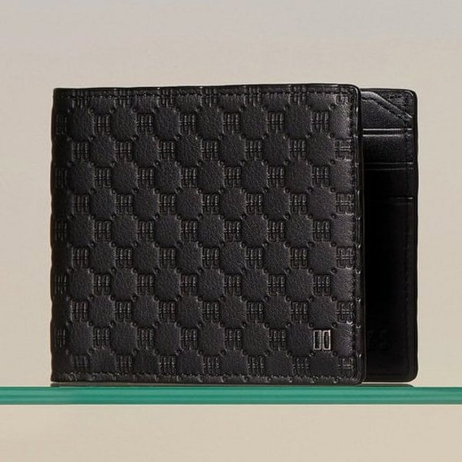 닥스 DBWA4F374BK LOUIS블랙 유럽 수입가죽 루이스 엠보 DD 패턴 반지갑 CNY684 RSU743