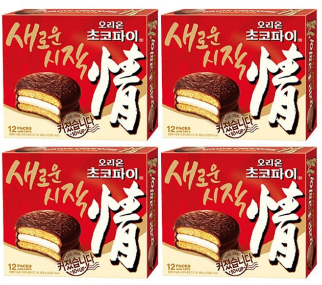 오리온초코파이 정, 468g, 4개