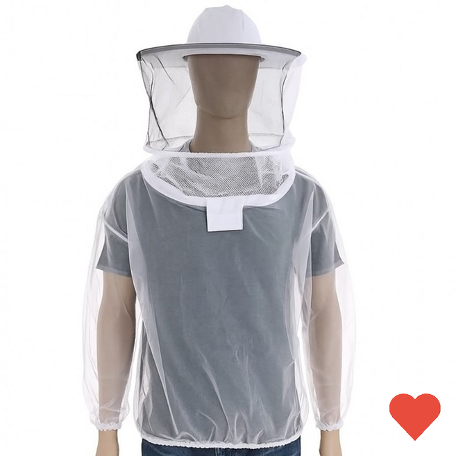 안전용품 보호복 양봉 옷 벌초복 작업복 모기장 상의 모자, 1