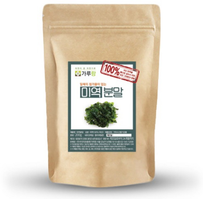 가루랑 % 국산 미역분말 선식, 1개