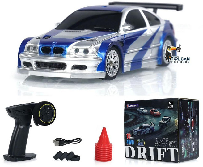 미니 고속 스피드 카 구동 라디오 컨트롤 레이싱 드리프트 모델, 1.Type B, 1개