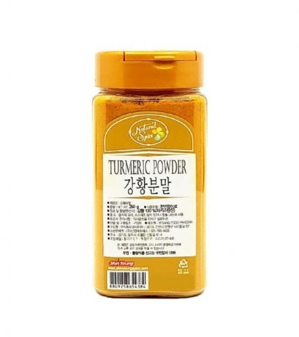 신영 터머릭분 강황 250g 신영 터머릭분 강황 250g 신영 터머릭분 강황, 1개