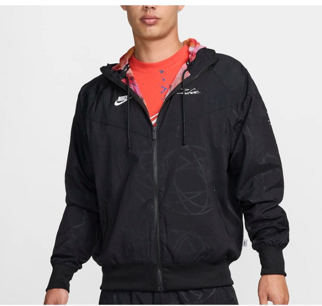 나이키 남성 브레이킹 라인드 윈드러너 재킷