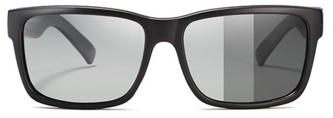 스타일호른 미러 편광 스포츠 선글라스, C11_무광블랙+변색렌즈, 1개