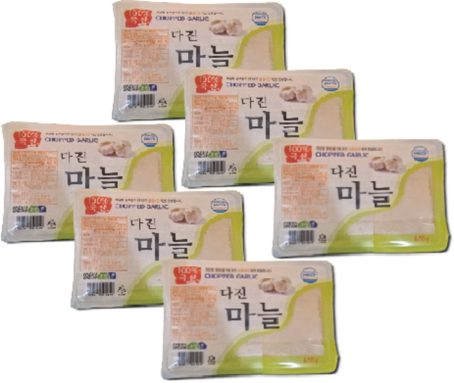 코스트코 그린촌 냉동다진마늘 (400gx3개)x2개 무배, 400g, 6개