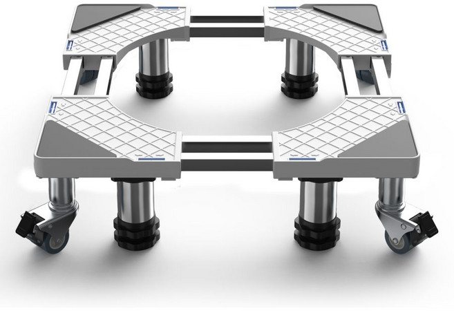 모칸도 다용도 높이 조절 받침대 세탁기 냉장고 소파 소음 방지 세탁기 수평 받침대48-65cm, 1개, 흰색