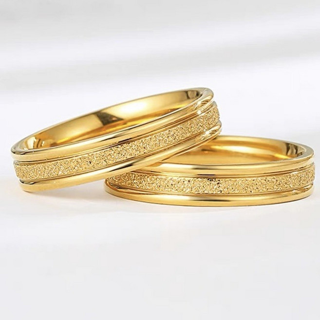 Swerr 2026 18k 도금 패션 반지 남녀통대 히트 한국형 심플 액세서리 HZB-SP60