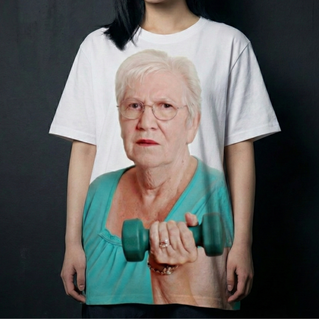 조이데이 웃긴 할머니 쓸데없는 티셔츠