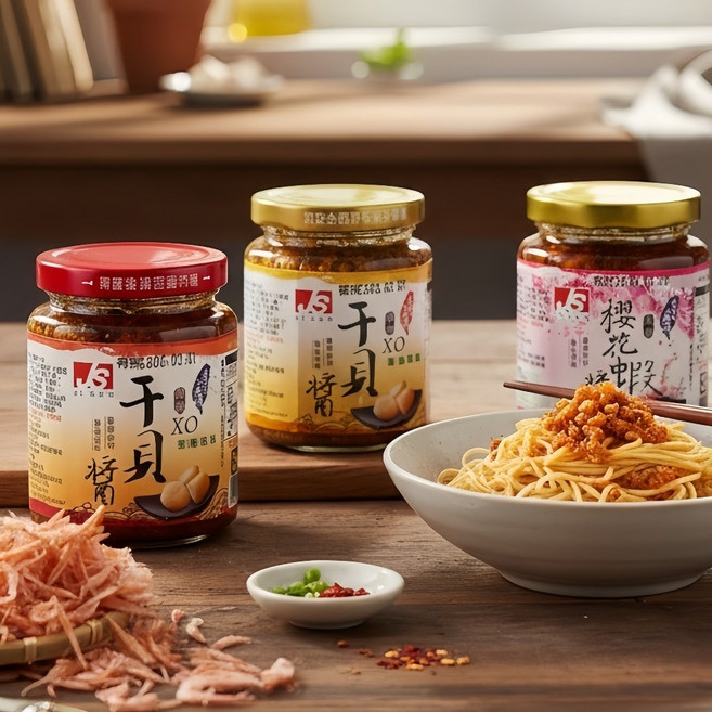 健康本味 XO醬 海味爆香神器 XO干貝醬 鮮香下飯, 1個, 小辣1入, 240g