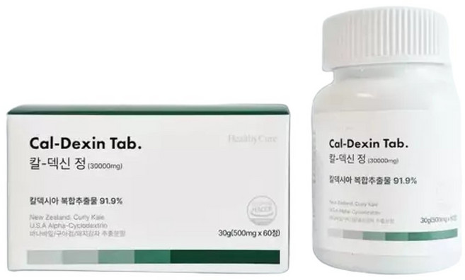 칼덱신정 60정 칼덱시아 컬리케일, 1개