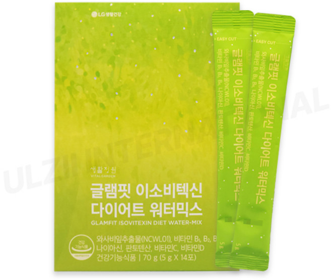 생활정원 글램핏 이소비텍신 다이어트 워터믹스 2주분, 70g, 1개