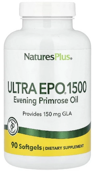 NaturesPlus 울트라 EPO0 1500 달맞이꽃 오일 Evening Primrose Oil, 90정, 1개 - 쿠팡