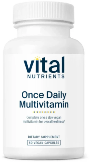 바이탈 뉴트리언트 원스 데일리 멀티 비타민 60 비건 캡슐 - 쿠팡