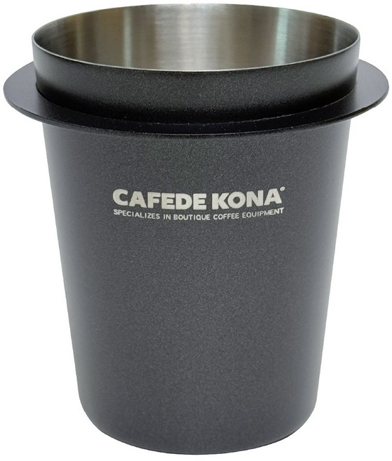 CAFEDE KONA 咖啡接粉杯 120ml 56mm, 黑色, 1個