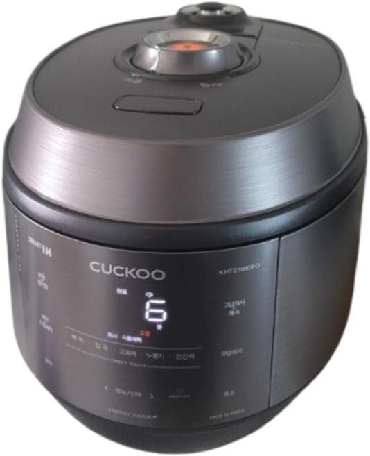 [쿠쿠인기상품] 쿠쿠 트윈프레셔 전기밥솥 IH방식 10인용 CRP-KHTS1060FD 다크실버, 블랙