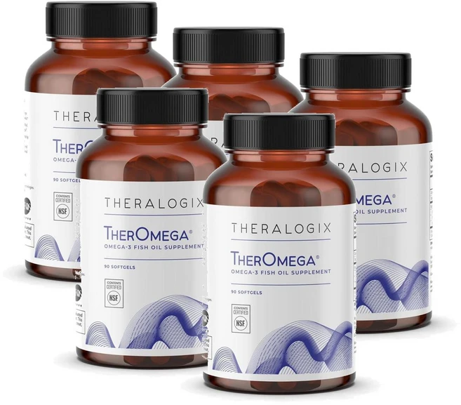 테라로직스 오메가3 피쉬 오일 소프트젤 Theralogix TherOmega, 5개, 90정 - 쿠팡