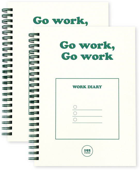 [2권SET] 인디고 기본 A5 작업 일지(플래너), 2개, 그린