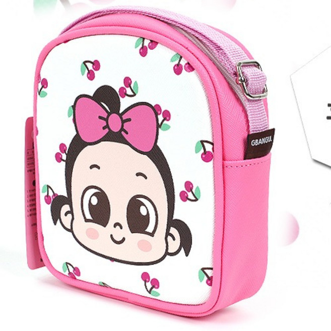 아토즈 키즈 어린이 핑크 크로스백 어린이안전인증제품 학용품수납 다용도가방 CORO 3308