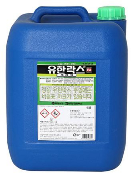 유한락스 후레쉬 20kg 청소용 살균소독 업소용 말통락스, 1개