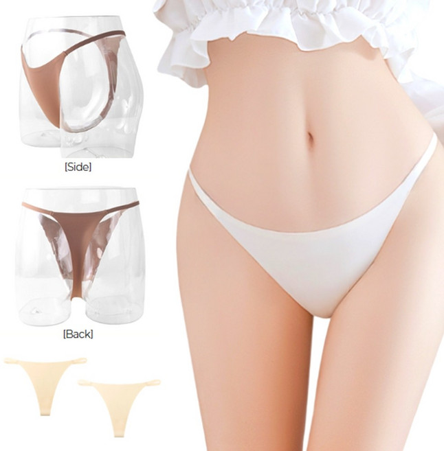 이숍 노라인 심리스 티팬티 2P 요가팬티