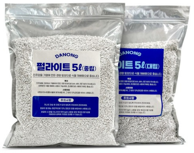 뉴 펄샤인 펄라이트 1호 (대립) 2호 (중립) 5L - 농업회사법인주식회사다농, 뉴 펄샤인 펄라이트 2호 (중립) 5L