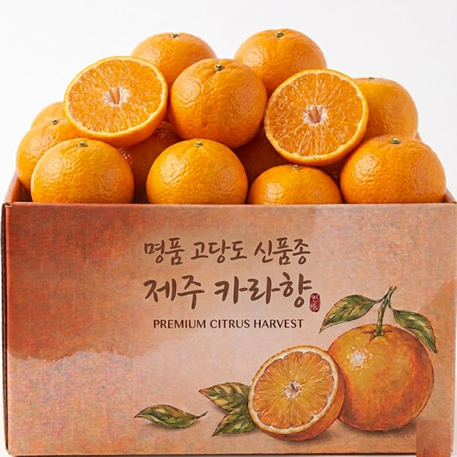 [파격초특가] 50박스한정 최대17브릭스 제주 카라향, 1박스, 5kg