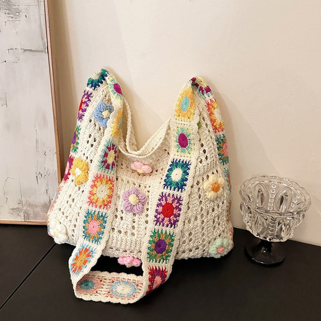 [핑크마카롱] 넘나 예쁜 플로레 고퀄리티 니트백