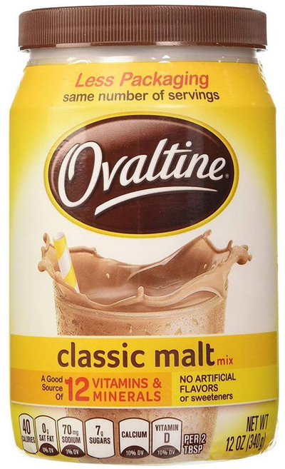 오벌틴 클래식 몰트 맛 우유 믹스 355ml, 1개