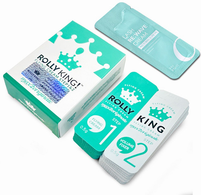 롤리킹 속눈썹펌제 브로우리프팅 크림 3제 트리트먼트 구성, 1개, 10ml